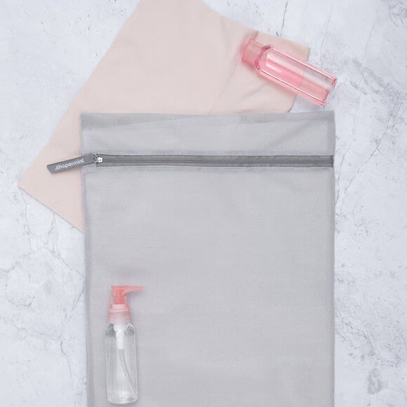 *3/$10* BNWT Shapermint Meshin' Around Wash Bag Grey - Picture 1 of 4